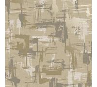 Holden Décor Holden Decor Abstract Geo Beige Wallpaper Metallic Gold Modern Contemporary