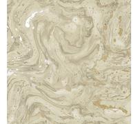 Holden Décor Holden Decor Azurite Beige Gold Marble Smooth Wallpaper