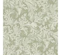 Holden Decor Botanical Scroll Sage Wallpaper 10m x 53cm, Green