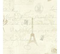 Holden Décor Holden Decor Cream Opus Romance Paris Vinyl Wallpaper 35001