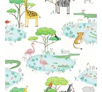 Holden Décor Holden Decor Crocodile Lake White Wallpaper 90930