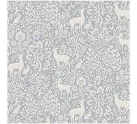 Holden Décor Holden Decor Deer Woods Blue Wallpaper Washable Paste The Paper Animals Forest