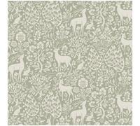 Holden Decor Deer Woods Sage Wallpaper, Green