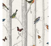 Holden Décor Holden Decor Epping Birds White Wallpaper 12231