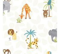 Holden Décor Holden Decor Make Believe Jungle Friends Kids Children Wallpaper Multi Colour 12541