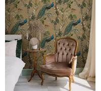 Holden Décor Holden Decor Metallic Peacock Woods Gold Wallpaper 13683