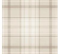 Holden Decor Kirkham Check Neutral Wallpaper, Brown