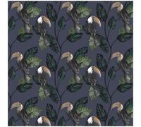 Holden Décor Holden Decor Premium Tiki Navy Wallpaper Bird Jungle Paste The Wall Botanical