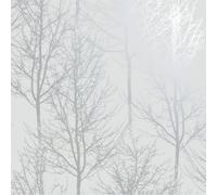Holden Décor Holden Decor Rhea Trees Grey / Silver Effect Trees & Foliage Smooth Wallpaper