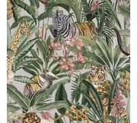 Holden Décor Holden Decor Safari Animal Fusion Grey/silver Flat Surface Wallpaper 13014