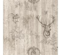 Holden Décor Holden Decor Stag Wood Panel Beige Wallpaper 90091