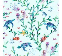 Holden Décor Holden Decor Under The Sea Light Teal Wallpaper 90941