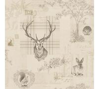 Holden Décor Holden Decor Woodland Animals Cream Wallpaper 98012