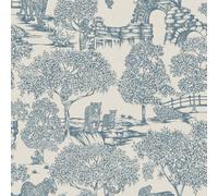Holden Decor Zoo Lake Light Blue Wallpaper, Blue