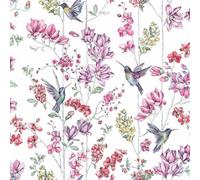 Holden Décor Holden Floral Charm Hummingbird Wallpaper Multicolored - 12390