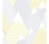 Holden Décor Holden Over The Rainbow Mountains Wallpaper Yellow (91050)