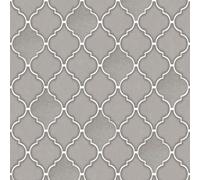 Trellis Tile Charcoal Wallpaper