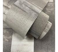 Holden Décor Khalili Wallpaper Aoraki Glass Bead Taupe Grey Holden 99418