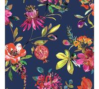 Holden Décor Melgrano Floral Wallpaper in Navy Holden Décor Navy
