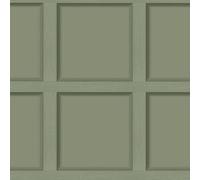 Holden Décor Modern Wood Panel Wallpaper in Green Holden Décor Green