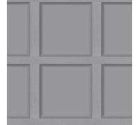 Holden Décor Modern Wood Panel Wallpaper in Grey Holden Décor Grey