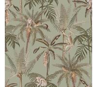 Holden Decor Monkey Oasis Sage Wallpaper 13701