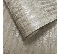 Holden Décor Newton Taupe Mini Geometric Pvc-Free Textured Wallpaper