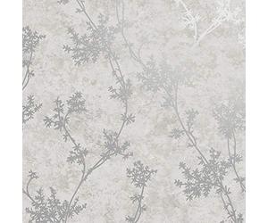 Holden Decor Obsidian Chevril Taupe Wallpaper 75952 - Metallic Foliage