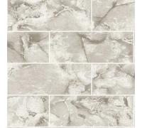Holden Decor Tiling on a Roll Odeon Marble Tile Natural Wallpaper 89392 -