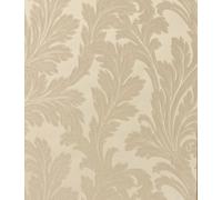 Holden Décor Opus Acanthus Leaf Beige Traditional Heavyweight Vinyl Wallpaper