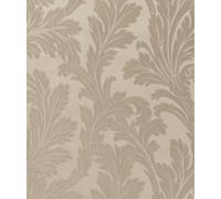 Holden Décor Opus Acanthus Leaf Taupe / Beige Traditional Heavyweight Vinyl Wallpaper