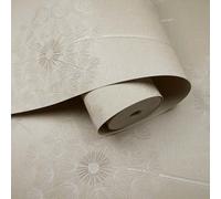 Holden Décor Opus Allora Cream Dandelion Embossed Wallpaper