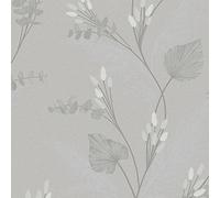 Holden Decor Opus Amarante Grey Wallpaper 36251 - Italian Pampas Grass