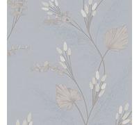 Holden Decor Opus Amarante Slate Blue Wallpaper 36252 - Italian Pampas Grass