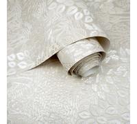 Holden Décor Opus Majella Taupe Woodland Embossed Wallpaper