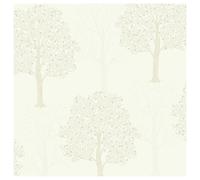 Ornella Tree Italian Vinyl Glitter Forest Texture Motif Wallpaper Holden Decor Grey One Size