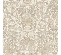 Holden Décor Ornamental Floral Textured Wallpaper in White Holden Décor White