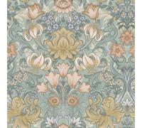 Holden Décor Ornamental Floral Wallpaper Aqua / Multi Holden 13880
