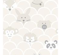 Holden Decor Over the Rainbow Peek a Boo Neutral Wallpaper 91032