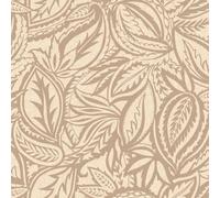 Holden Decor Paisley Leaf Wallpaper, Botanical, Neutral, Beige (14441) | Wallcovering for bedroom, living room and hallway, organic stylised foliage, subtle texture, paste-the-paper