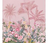 Holden Décor Palm Tree Paradise Wall Mural Blush Holden 99383