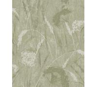 Holden Pappus Textured Wallpaper - Modern Wallpaper for Living Room, Bedroom, Fireplace - Decorative Luxury Wall Paper with Dandelions, Metallic Finish & Textured Finish (Green)