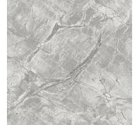 Holden Decor Portoro Marble Metallic Paste The Wall Textured Vinyl Wallpaper in Silver Holden Decor Silver