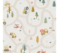 Holden Décor Roundabout Road Textured Wallpaper Holden Décor Multicolor