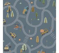 Holden Décor Roundabout Road Textured Wallpaper in Blue Holden Décor Blue