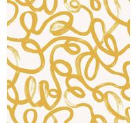 Holden Décor Squiggle Wallpaper in Yellow Holden Décor Yellow