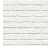 Holden Décor Statement White Loft Brick Wallpaper Paste The Paper Industrial Feature Wall