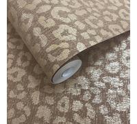 Holden Décor Sunda Rust Animal Leopard Print Pvc-Free Wallpaper