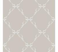 Holden Storybook Tied with a Bow Cute Minimalistic Kids Wallpaper Perfect for Children's Bedrooms, Nurseries, Playrooms Baby Girls' Wallcovering Warm Grey (14031)