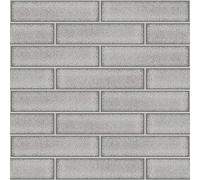 Holden Decor Tiling on a Roll Celadon Gloss Tile Grey Wallpaper 89387 - Kitchen